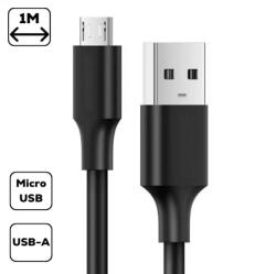 Cellect USB-micro usb adatkábel, 1m, fekete - fortunagsm