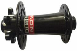 NovaTec D791SB MTB első kerékagy, 32H, átütőtengelyes (15x110 mm), tárcsafékes, ipari csapágyas, fekete