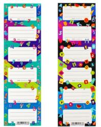 Starpak Numbers 6 db-os füzetcímke - kétféle (494481)