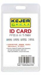 KEJEA Suport PP water proof, pentru carduri, 55 x 85mm, vertical, 5 buc/set, KEJEA - transparent (KJ-T-766V) - ihtis