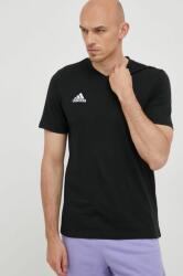 adidas Performance t-shirt Entrada 22 fekete, férfi, sima, HC0448 - fekete S