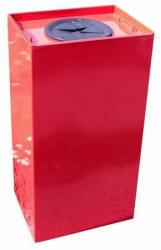 Nobo Unobox fém szemetes kosár szelektív hulladékhoz, 100 l térfogat, piros