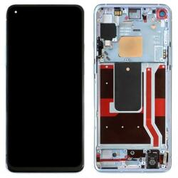  NBA001LCD1011205038 Oneplus 8T kék OEM LCD kijelző érintővel kerettel, előlap (NBA001LCD1011205038)