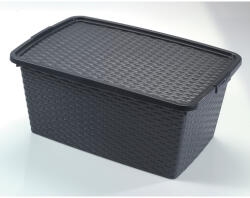 HEIDRUN Intrigobox Tároló doboz 40L 59x39x26cm tetővel (4512)