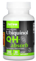 Jarrow Ubiquinol, QH-Absorb, 200 mg, Jarrow Formulas, 30 softgels