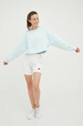 Adidas edzős pulóver Studio női, sima - kék L