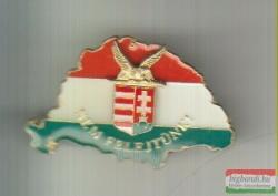  Kitűző - Nagy Magyarország, turulos címerrel