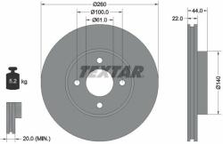 TEXTAR Disc frana TEXTAR PRO 92239903 (92239903)