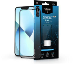 MyScreen Apple iPhone 13 Mini edzett üveg képernyővédő fólia - MyScreen Protector DiamondGlass Lite Edge2.5D Full Glue - fekete - nextelshop