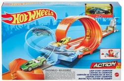 Mattel Set de joaca Circuit cu obstacole Hot Wheels, Loop Stunt Champion GTV13