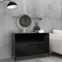 vidaXL Servantă, negru, 104x35x70 cm, PAL (806113) Comoda