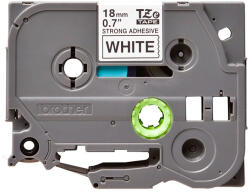 Brother TZES241 etichete originale adeziv puternic 18mm x 8m, negru pe alb, PTouch laminate, utilizare la interior sau exterior, rezistenta la apa TZe-S241 (BHTZES241)