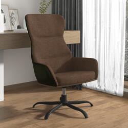 vidaXL Scaun de relaxare, maro, material textil (341094)