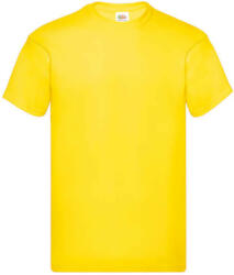 Fruit of the Loom Férfi póló Rövid ujjú Fruit of the Loom Original Full Cut T-Shirt - M, Sárga