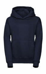 Russell Gyerek kapucnis hosszú ujjú pulóver Russell Europe Kids' Hooded Sweat L (128/7-8), Sötétkék (navy)