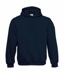B&C Collection Férfi kapucnis hosszú ujjú pulóver B and C Hooded Sweatshirt 3XL, Sötétkék (navy)