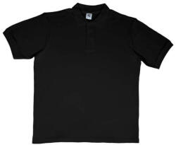 SG Lighting Férfi galléros póló rövid ujjú SG Cotton Polo - M, Fekete