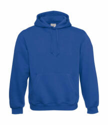 B&C Collection Férfi kapucnis hosszú ujjú pulóver B and C Hooded Sweatshirt XS, Királykék