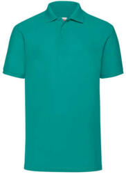 Fruit of the Loom Férfi Galléros póló Rövid ujjú Fruit of the Loom Polo Blended Fabric - L, Smaragd