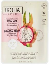 Iroha Nature Iroha Brightening Face Sheet Mask - Dragon Fruit Textil Maszk 1 db
