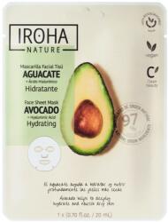 Iroha Nature Iroha Hydrating Face Sheet Mask - Avocado Textil Maszk 1 db