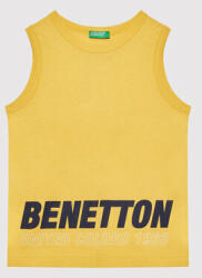 Benetton Top 3I1XCH003 Galben Regular Fit