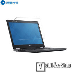 SUNSHINE Hydrogel TPU laptop képernyővédő fólia - Ultra Clear, ÖNREGENERÁLÓ! - 1db, a teljes képernyőt védi! - DELL Latitude E5570 15.6