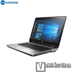 SUNSHINE Hydrogel TPU laptop képernyővédő fólia - Ultra Clear, ÖNREGENERÁLÓ! - 1db, a teljes képernyőt védi! - HP ProBook 640 G2