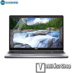 SUNSHINE Hydrogel TPU laptop képernyővédő fólia - Ultra Clear, ÖNREGENERÁLÓ! - 1db, a teljes képernyőt védi! - DELL Latitude 5510