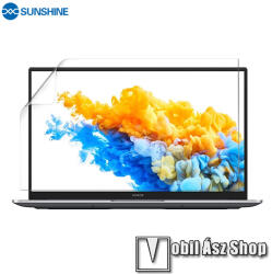 SUNSHINE Hydrogel TPU laptop képernyővédő fólia - Ultra Clear, ÖNREGENERÁLÓ! - 1db, a teljes képernyőt védi! - HONOR MagicBook Pro AMD