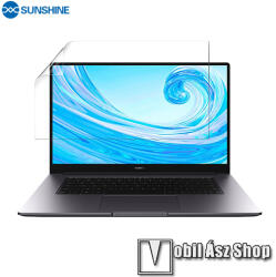 SUNSHINE Hydrogel TPU laptop képernyővédő fólia - Ultra Clear, ÖNREGENERÁLÓ! - 1db, a teljes képernyőt védi! - HUAWEI MateBook D 15