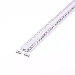 V-TAC alumínium LED szalag, gipszkarton profil fehér fedlappal 2m - SKU 3359 (3359)