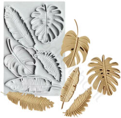  Szilikon fondant és marcipán mintázó - Trópusi levelek