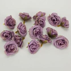  Fodros rózsafej lila