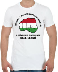 printfashion Magyarnak kell lenni! - Férfi póló - Fehér (7415951)