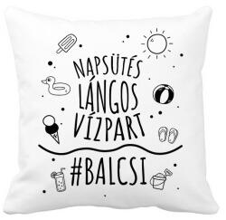 printfashion #Balcsi - Párnahuzat, Díszpárnahuzat - Fehér (7347621)