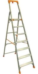 Manutan Scara din aluminiu Manutan cu maner, 7 trepte M150204