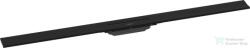 Hansgrohe RAINDRAIN FLEX zuhanyfolyóka színkészlet 1200 mm, méretre vágható, fali illesztéshez, matt fekete 56054670 (56054670)