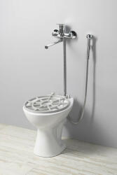  Aqualine Creavit hátsó kifolyású álló WC csésze felhajtható mosogatóráccsal, fehér VKS02 (VKS02)