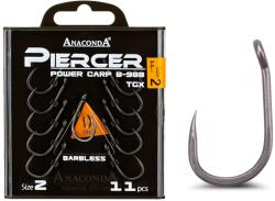 Anaconda Piercer Power Carp B-988 TGX szakáll nélküli bojlis horog, #6, 11db (2400606)