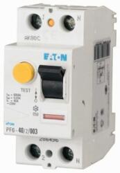 Eaton Intrerupator diferential PF6-40/2/01 40A 2P 100mA 286497 (286497)