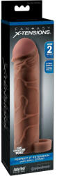Pipedream Fantasy X-tensions Perfect 2" with Ball Strap 19cm sötét natúr