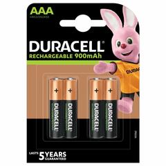 Duracell 900 mAh AAA újratölthető elem, 4 db