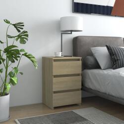 vidaXL Noptiere, 2 buc. , stejar sonoma, 40x35x62, 5 cm, lemn compozit (806218)