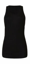 Bella Canvas Női ujjatlan póló Bella Canvas Flowy Racerback Tank Top L, Fekete