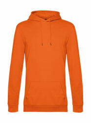 B&C Collection Férfi kapucnis hosszú ujjú pulóver B and C #Hoodie French Terry M, Narancssárga