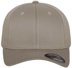 Flexfit Uniszex Sapka Flexfit Fitted Baseball Cap -S/M, Ezüst
