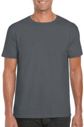 Gildan Férfi póló Rövid ujjú Gildan Softstyle Ring Spun T-Shirt - L, Szénszürke