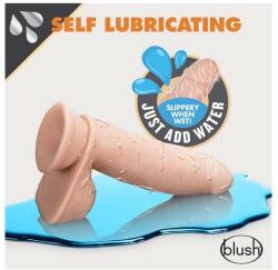 Blush Novelties Dildo Realistic Auto-lubrifiant Dr. Skin, Natural, 17.5 Cm Dildo