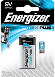 Energizer MAX Plus 9V alkáli elem (9V-9B-6LR61)